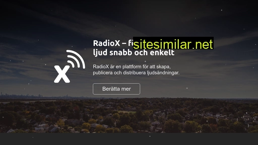 radiox.se alternative sites