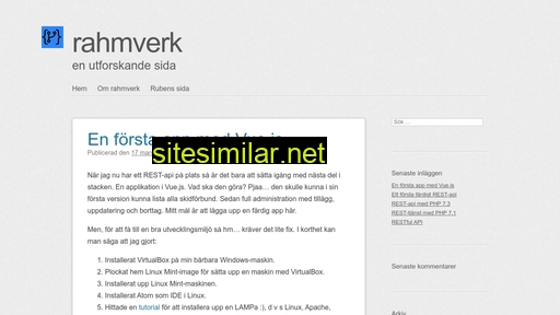 rahmverk.se alternative sites