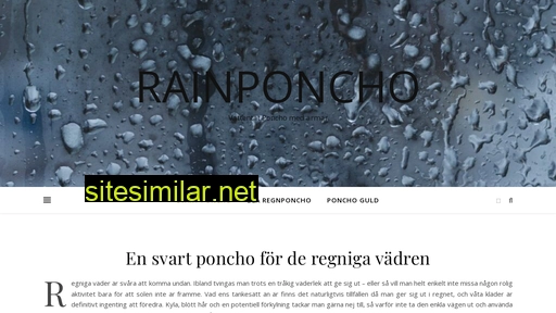 rainponcho.se alternative sites