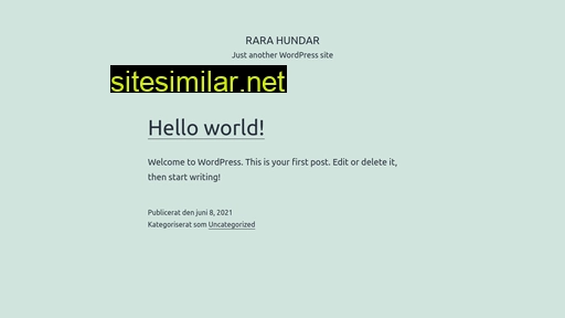 rarahundar.se alternative sites