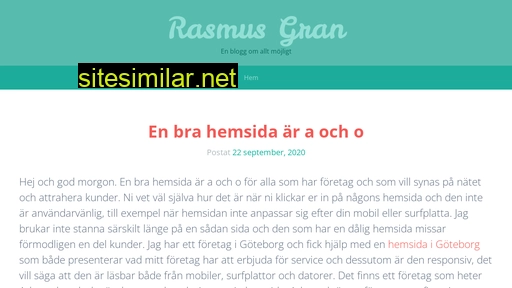 rasmusgran.se alternative sites