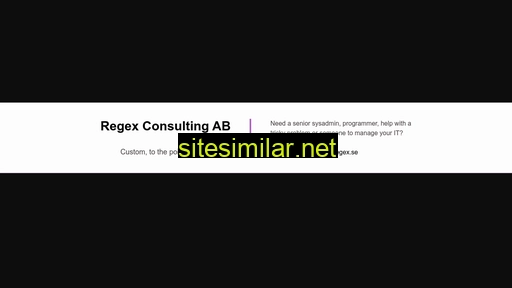 Regx similar sites