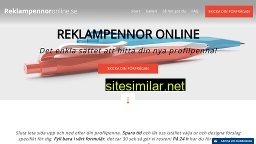 Reklampennor-online similar sites