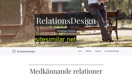Relationsdesign similar sites