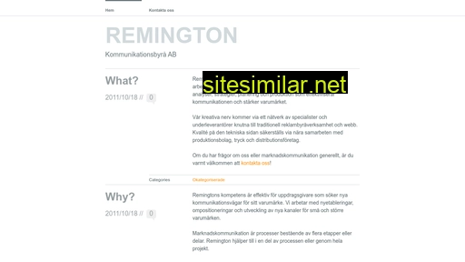 remington.se alternative sites