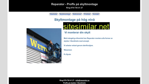 reparator.se alternative sites