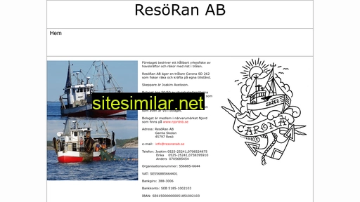 resoranab.se alternative sites