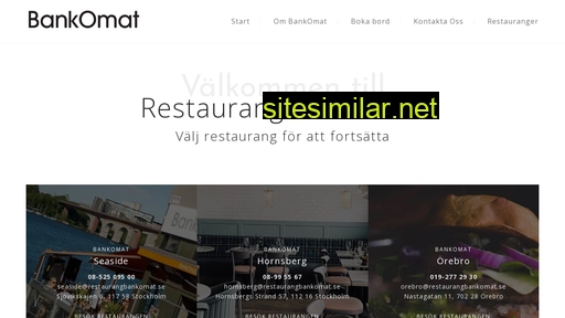 restaurangbankomat.se alternative sites