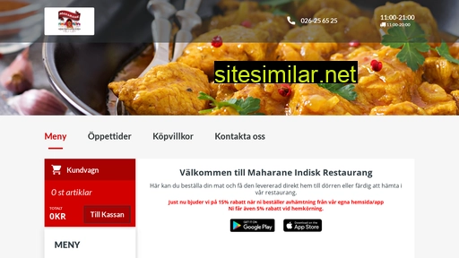 restaurangmaharane.se alternative sites