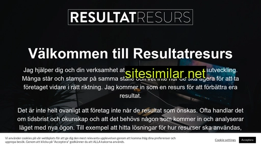 resultatresurs.se alternative sites