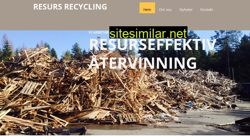 resursrecycling.se alternative sites