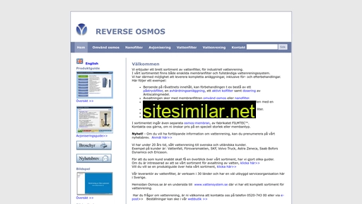 reverse-osmos.se alternative sites