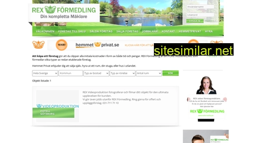 rexformedling.se alternative sites