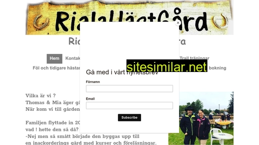 rialahastgard.se alternative sites