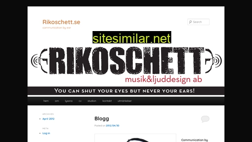 rikoschett.se alternative sites