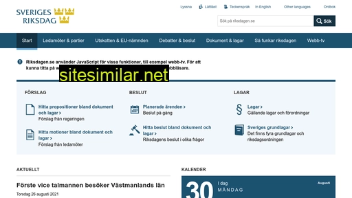 riksdagen.se alternative sites