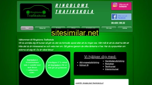ringblomstrafikskola.se alternative sites