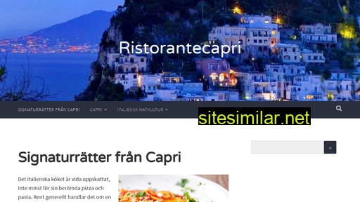 ristorantecapri.se alternative sites