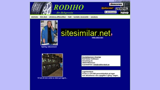 rodiho-dack.se alternative sites