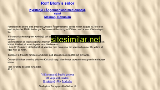 Rolfblom similar sites