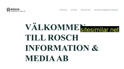 rosch.se alternative sites
