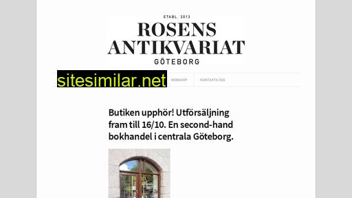 rosensantikvariat.se alternative sites