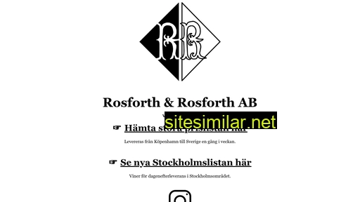 rosforth.se alternative sites
