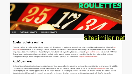 roulettes.se alternative sites