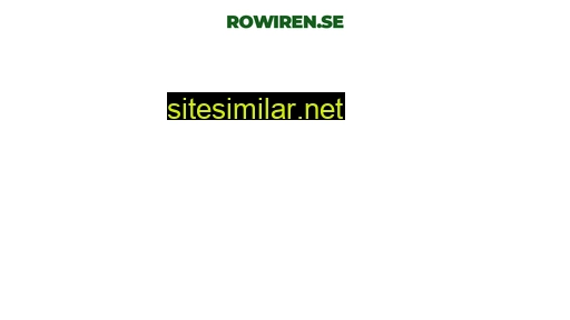 rowiren.se alternative sites