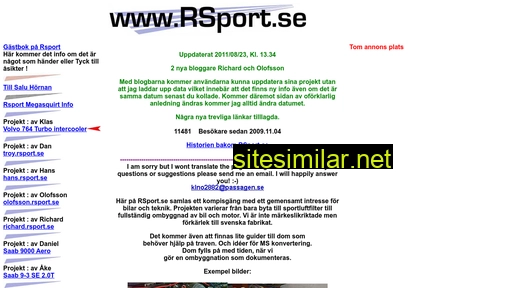 rsport.se alternative sites
