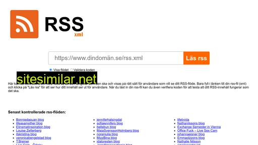rss-xml.se alternative sites