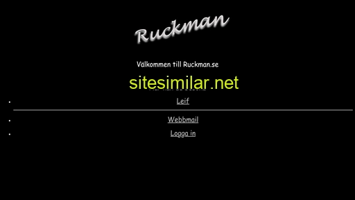 ruckman.se alternative sites