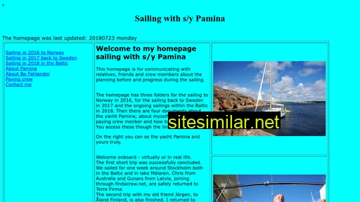 sailingwithpamina.se alternative sites