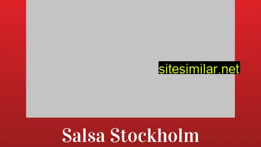Salsastockholm similar sites