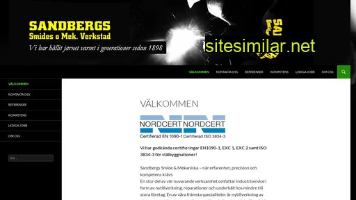 sandbergssmide.se alternative sites