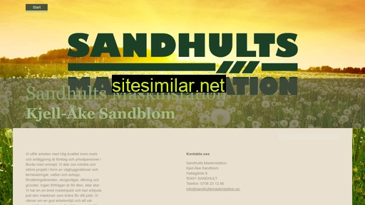 sandhultsmaskinstation.se alternative sites