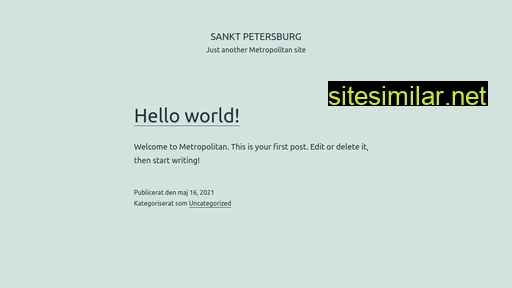 sanktpetersburg.se alternative sites