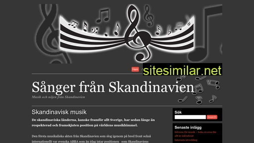 scandinavian-songs.se alternative sites