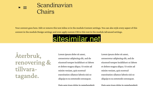 scandinavianchairs.se alternative sites