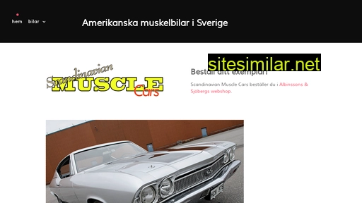 Scandinavianmusclecars similar sites