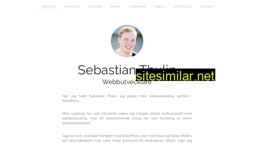 sebastianthulin.se alternative sites
