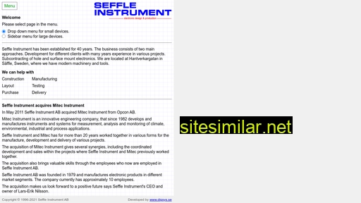 Seffleinstrument similar sites