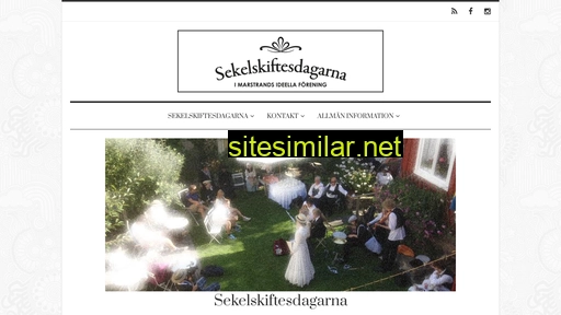 sekelskiftesdagarna.se alternative sites