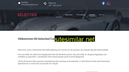 selectedcars.se alternative sites