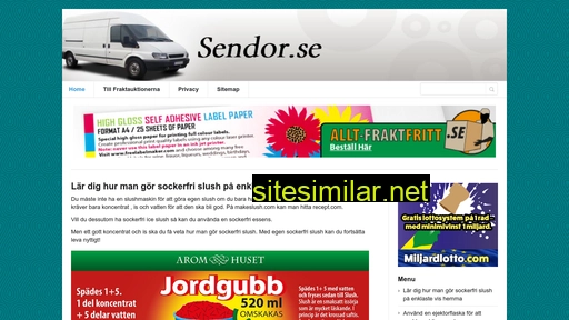 Sendor similar sites