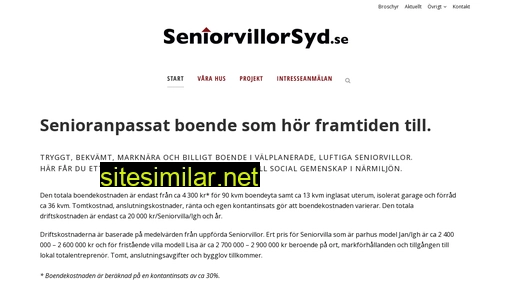 seniorvillorsyd.se alternative sites
