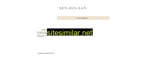 sen-sus-san.se alternative sites