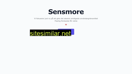 sensmore.se alternative sites