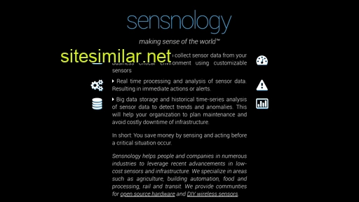 Sensnology similar sites