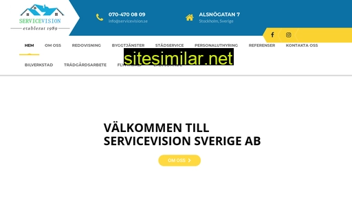 servicevision.se alternative sites